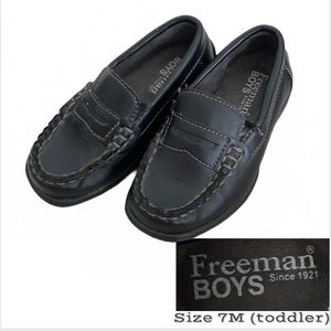 Boys’ Freeman kid shoes black size 7